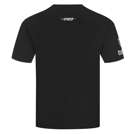 Pro Standard Las Vegas Raiders Reverse French Terry Cotton Jersey Drop T-Shirt-Black
