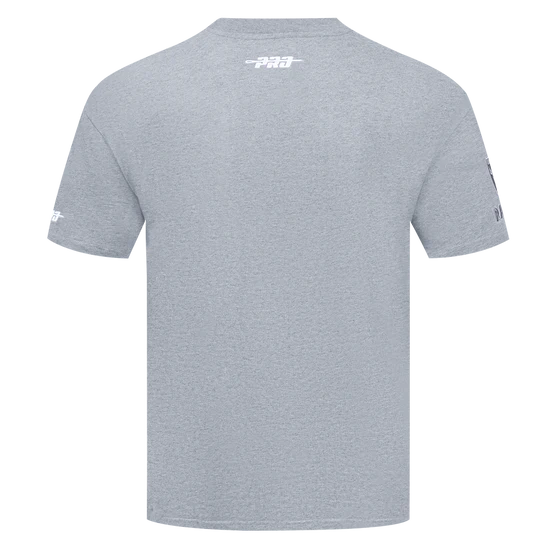 Pro Standard Las Vegas Raiders Reverse French Terry Cotton Jersey Drop T-Shirt-Gray
