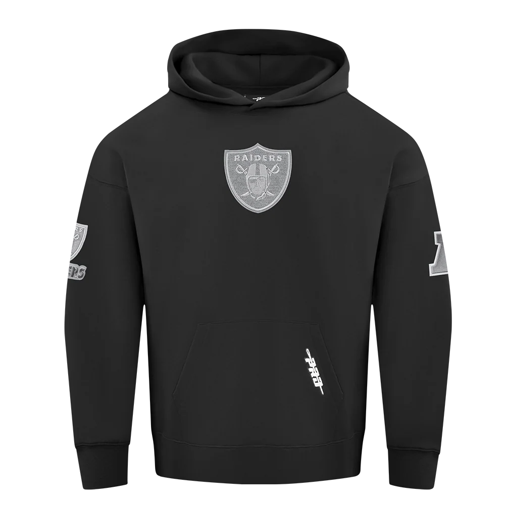 Pro Standard 'Las Vegas Raiders French Terry Drop Shoulder Hoodie-Black