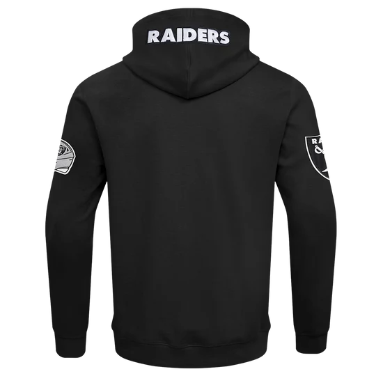 Pro Standard Men's  Las Vegas Raiders Classic Wind Suit Woven Full-Zip Hoodie -Black