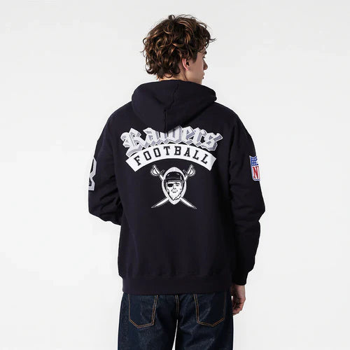 Pro Standard 'Las Vegas Raiders Best Of' Drop Shoulder Hoodie -Black