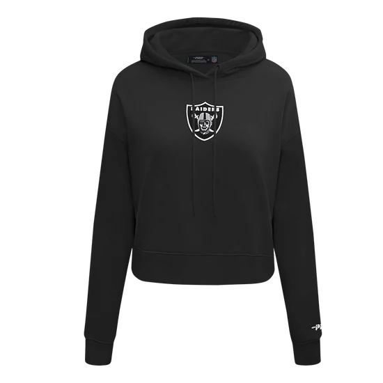 Pro Standard Women's Las Vegas Raiders Wingspan FLC Cropped Hoodie
