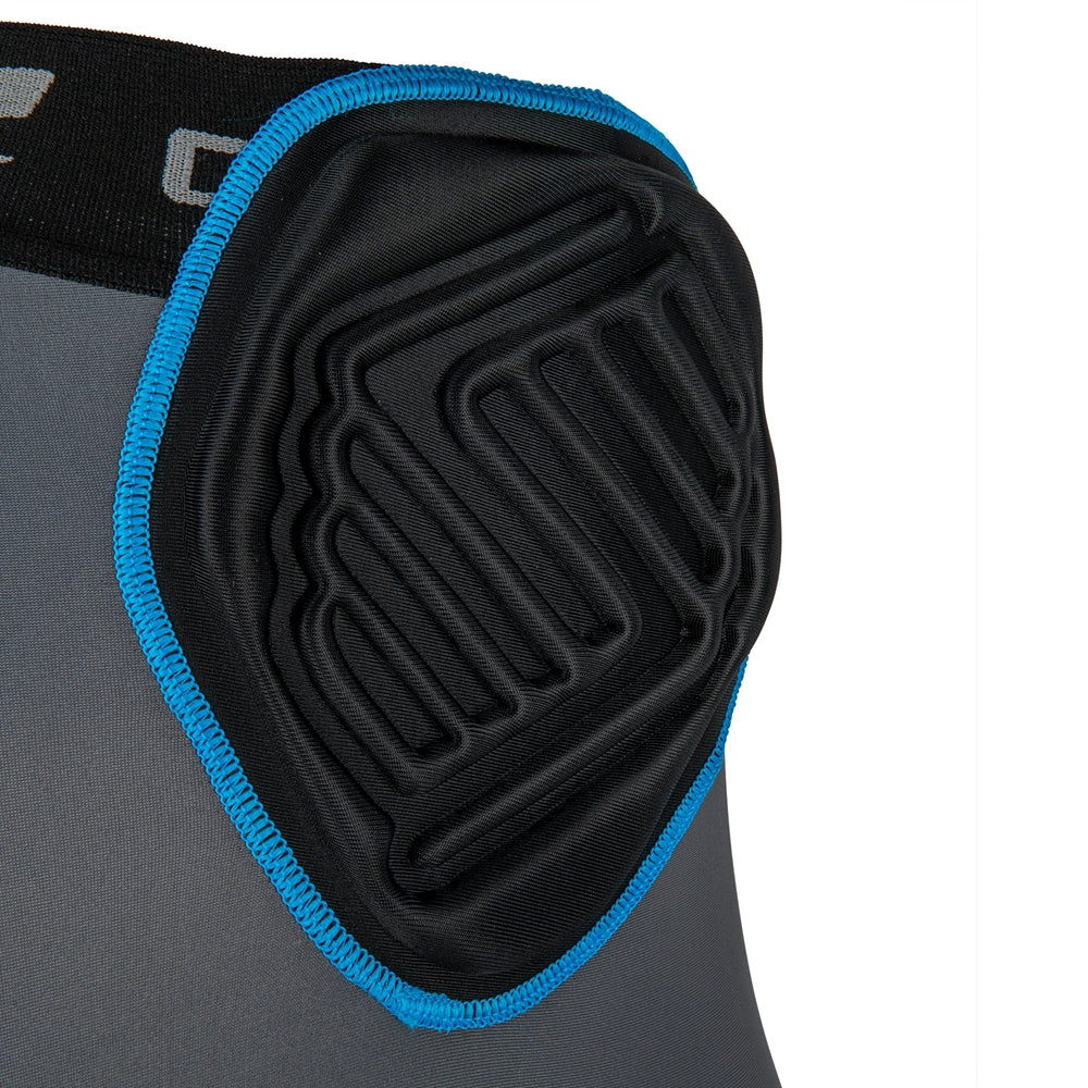 CHAMPRO COMPRESSION SHORTS BULL RUSH 5-PAD GIRDLE-GREY