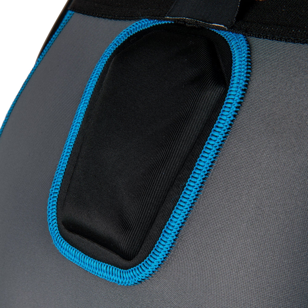 CHAMPRO COMPRESSION SHORTS BULL RUSH 5-PAD GIRDLE-GREY