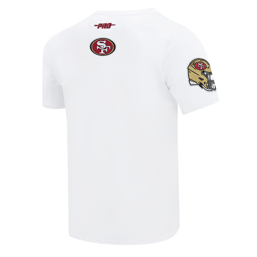 Pro Standard Men's San Francisco 49ers City Arch T-Shirt - White, back view