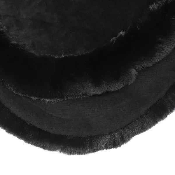 NFL Las Vegas Raiders Fur Trim Poncho