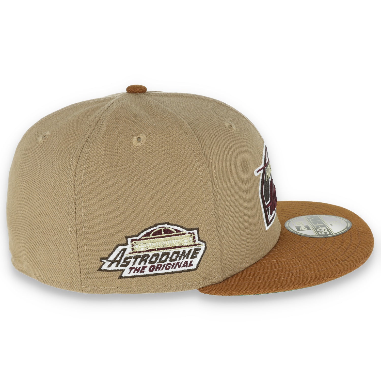 New Era Houston Astros Astrodome Side Patch 59FIFTY Fitted-Khaki