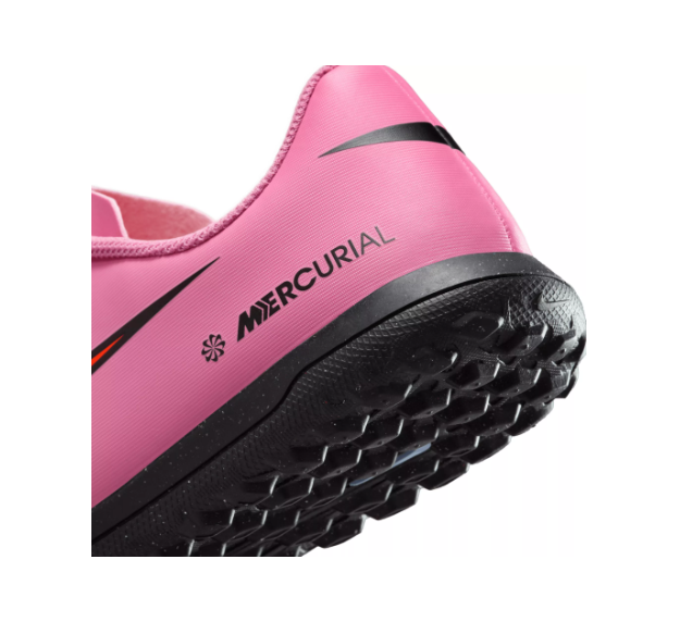 Nike Jr. Mercurial Vapor 16 Club Little Kids' TF Low-Top Soccer Shoes-MAGIC FLAMINGO/BLACK