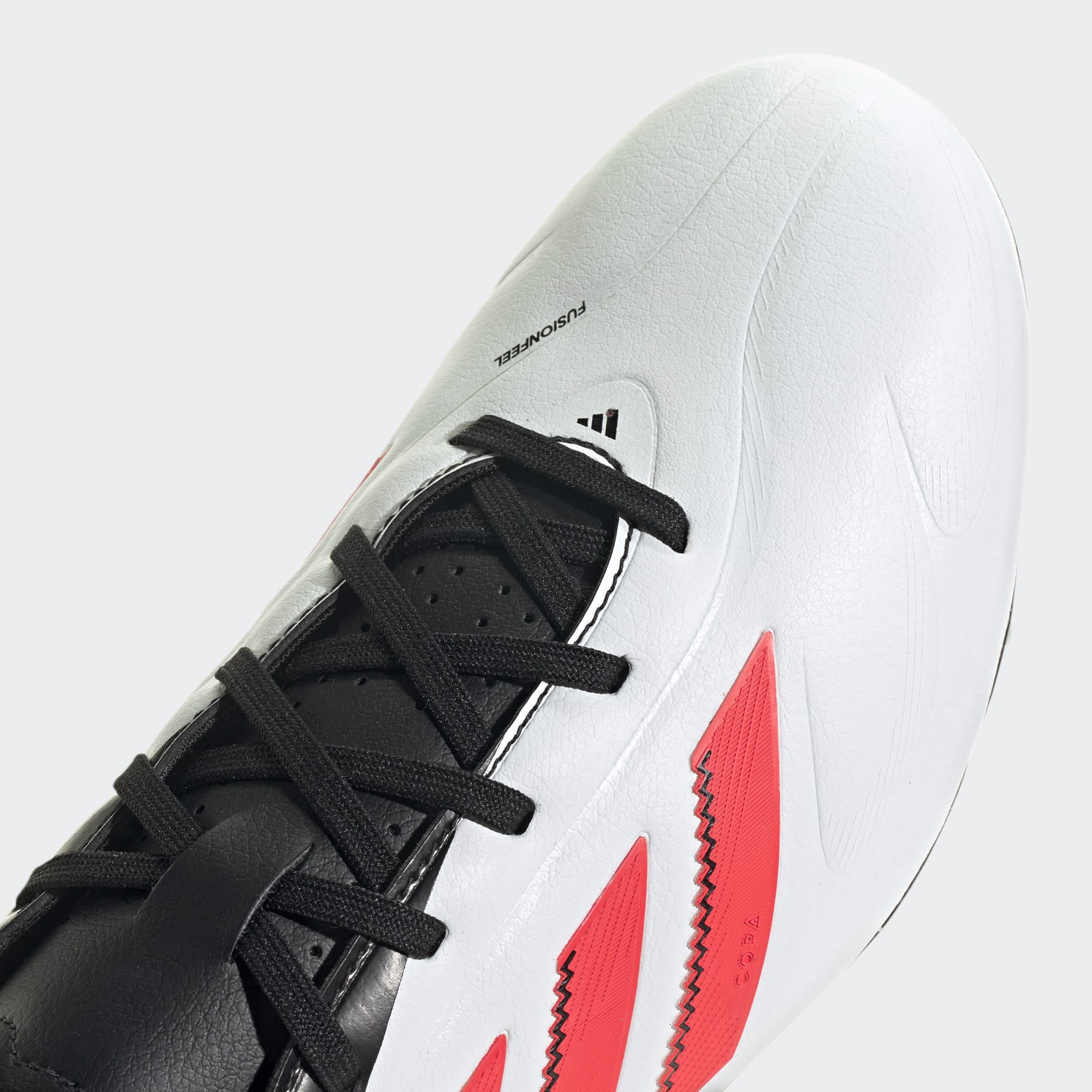 Adidas Copa Pure III League FG/MG-White/Lucid Red/Black