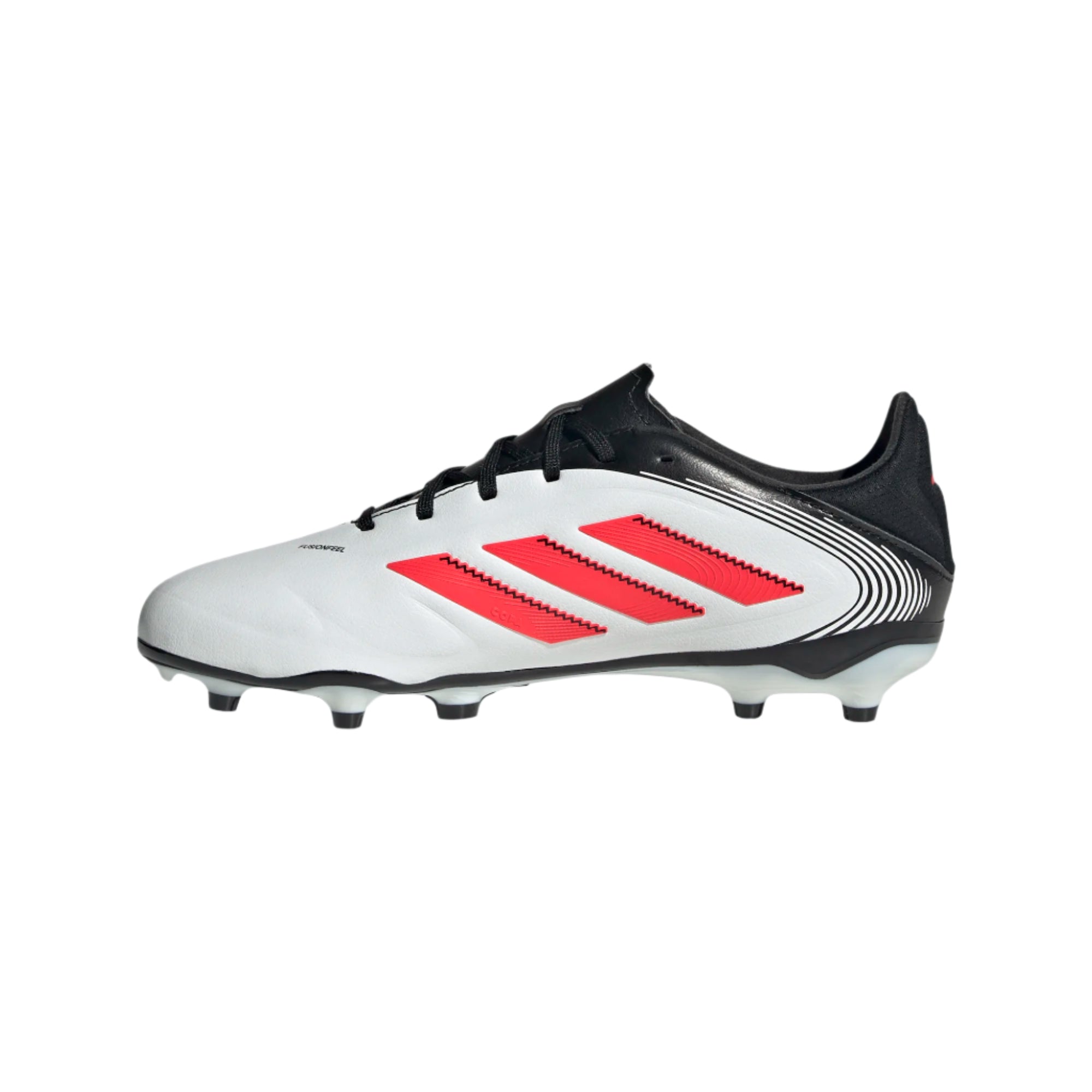 Adidas Jr Copa Pure III League FG/MG-White/Lucid Red/Black