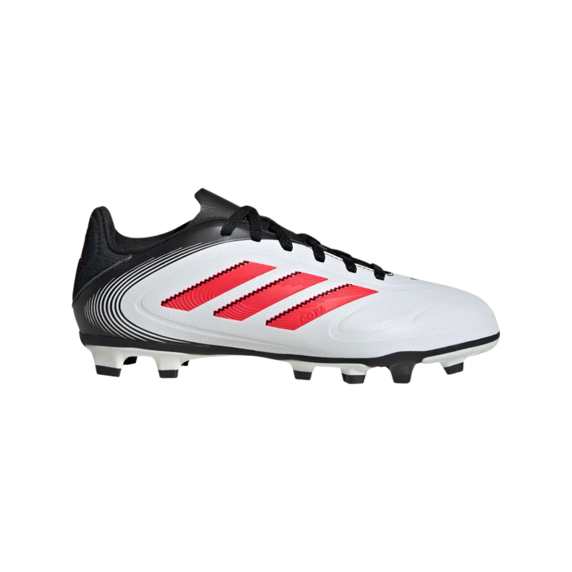 Adidas Jr Copa Pure III Club FG/MG-White/Lucid Red/Black