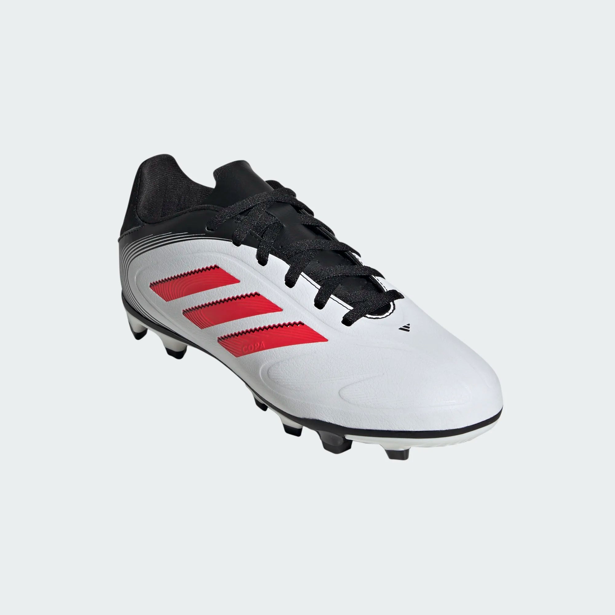 Adidas Jr Copa Pure III Club FG/MG-White/Lucid Red/Black