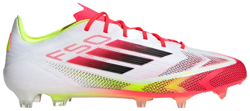 Adidas F50 Elite FG/MG-White/Lucid Red Volt