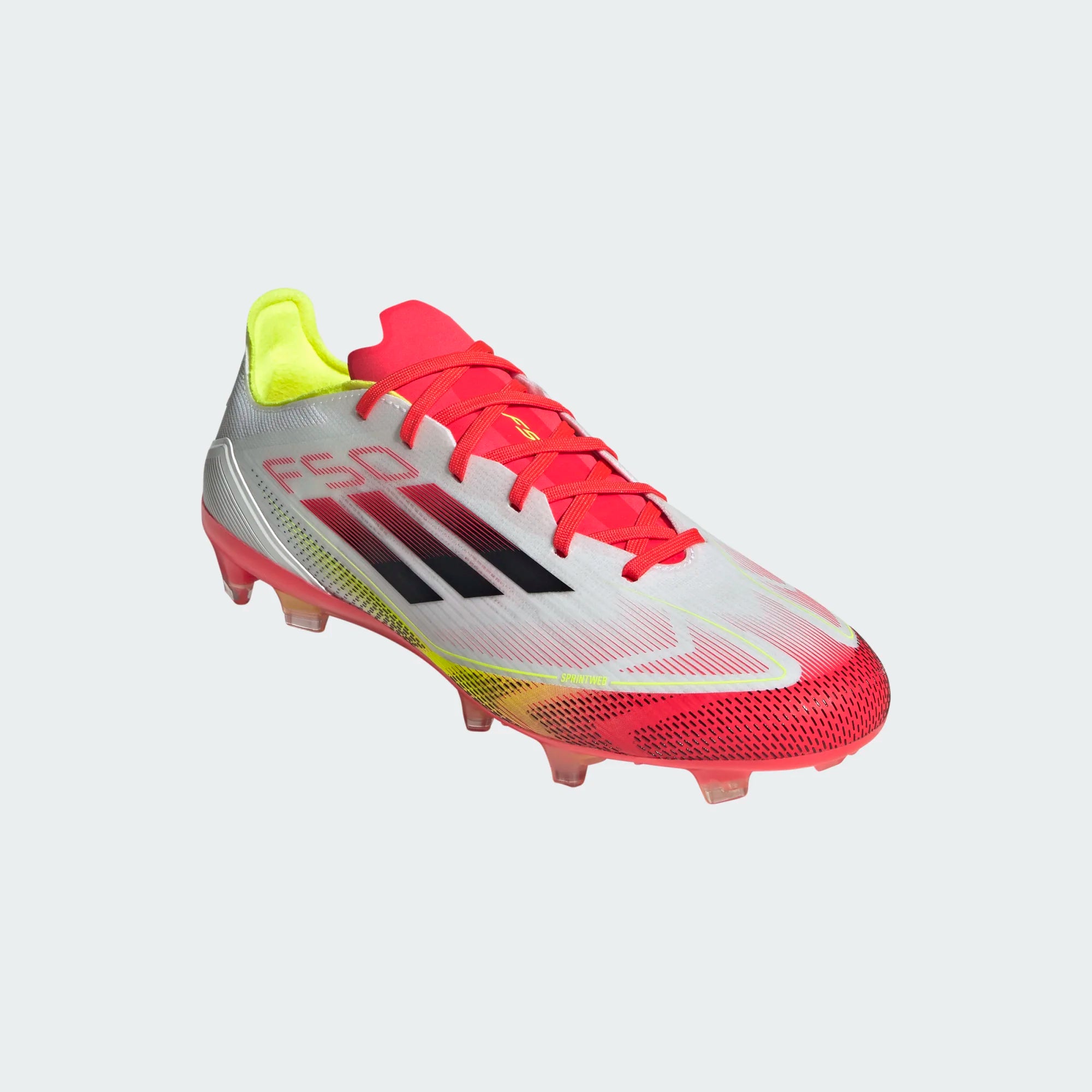 Adidas F50 Pro FG/MG-White/Lucid Red/Volt