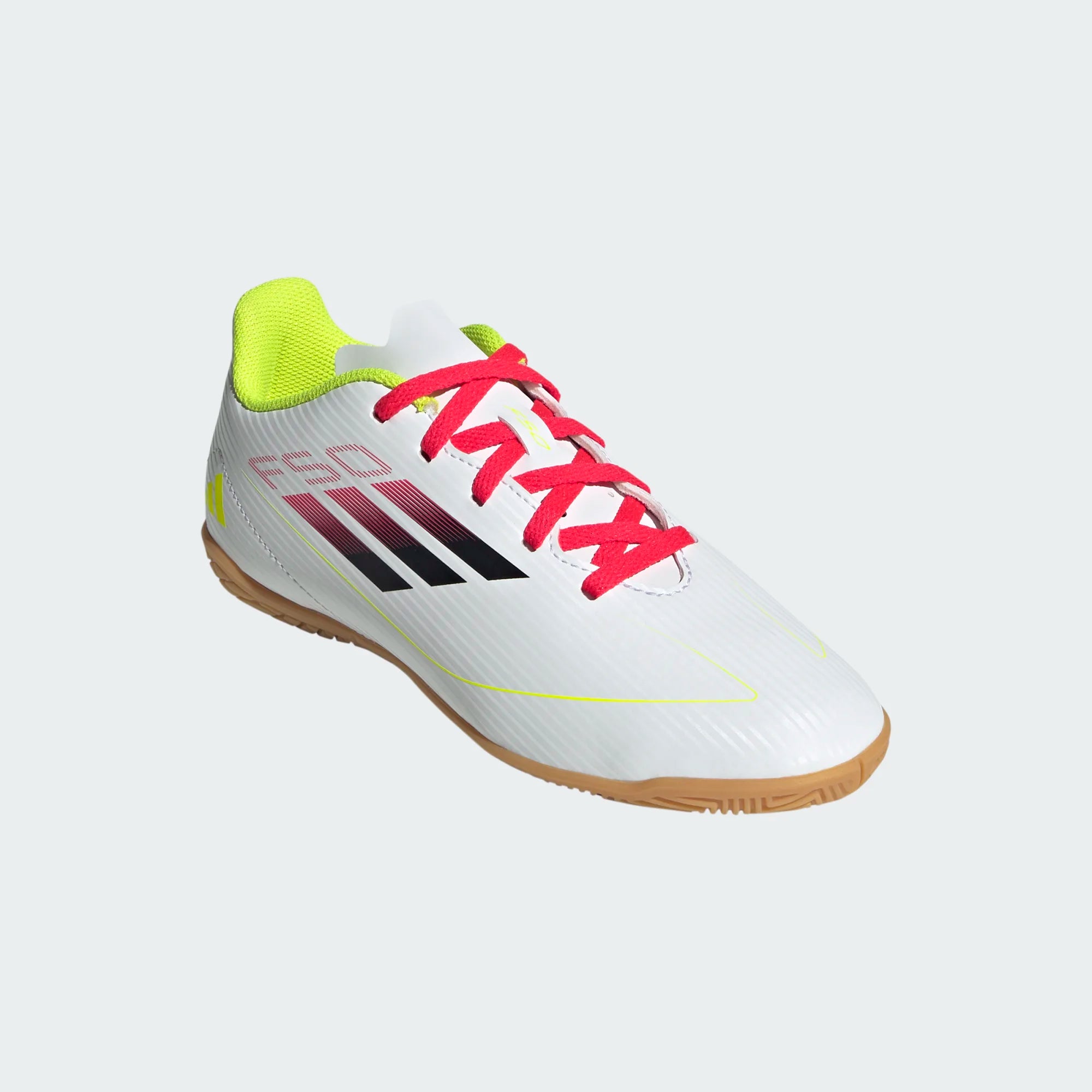 Adidas Jr F50 Club IC-White/Yellow/CBlack