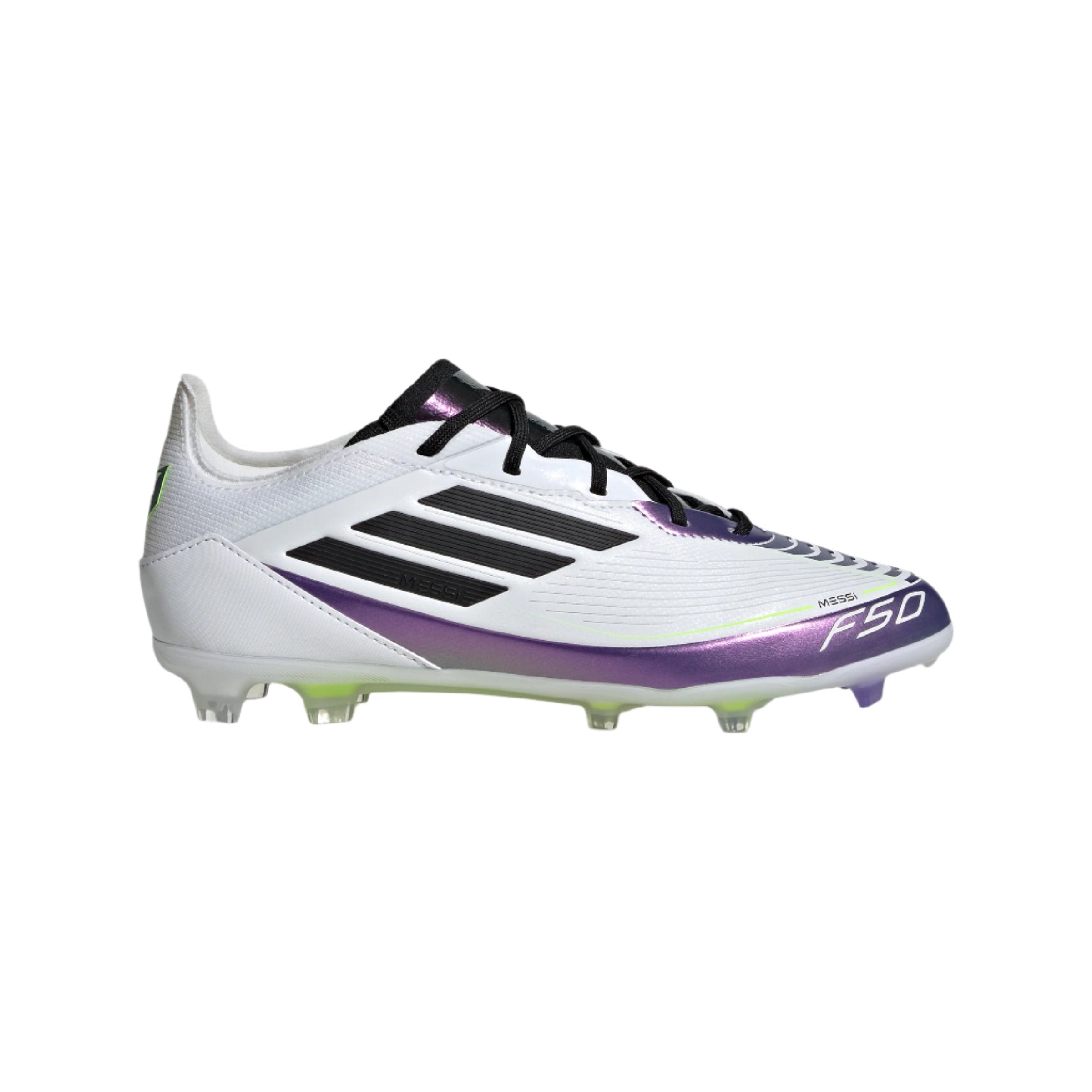 Adidas Jr Messi F50 Pro FG-White/Purple