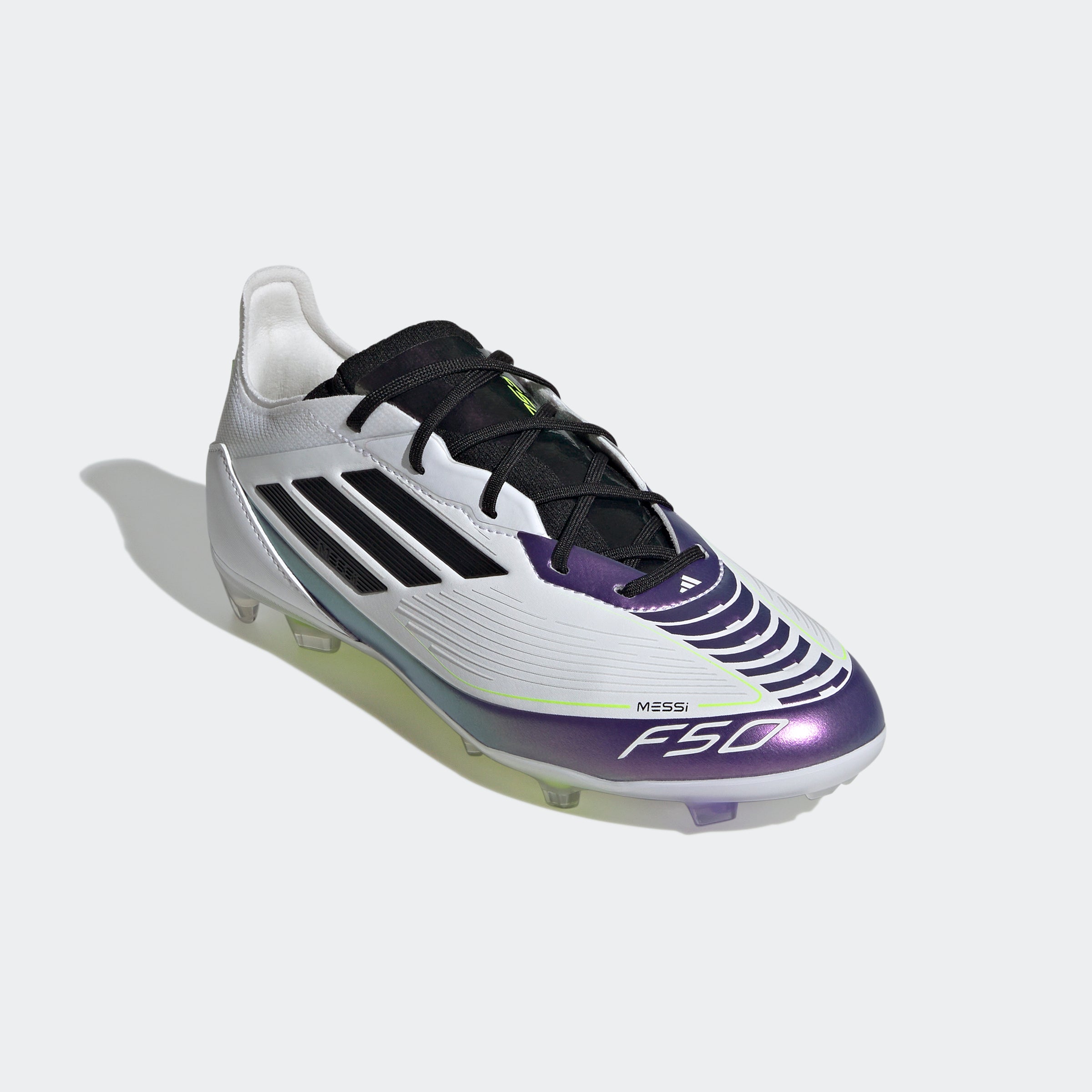 Adidas Jr Messi F50 Pro FG-White/Purple