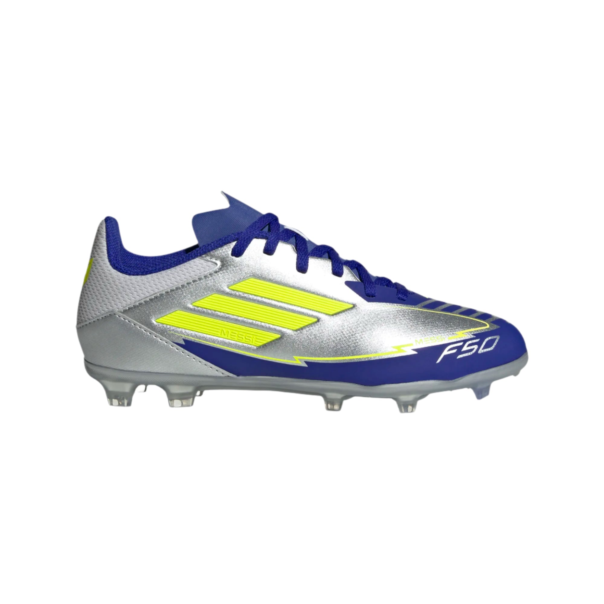 Adidas JR Messi F50 League FG/MG -Silver/Yellow/Blue