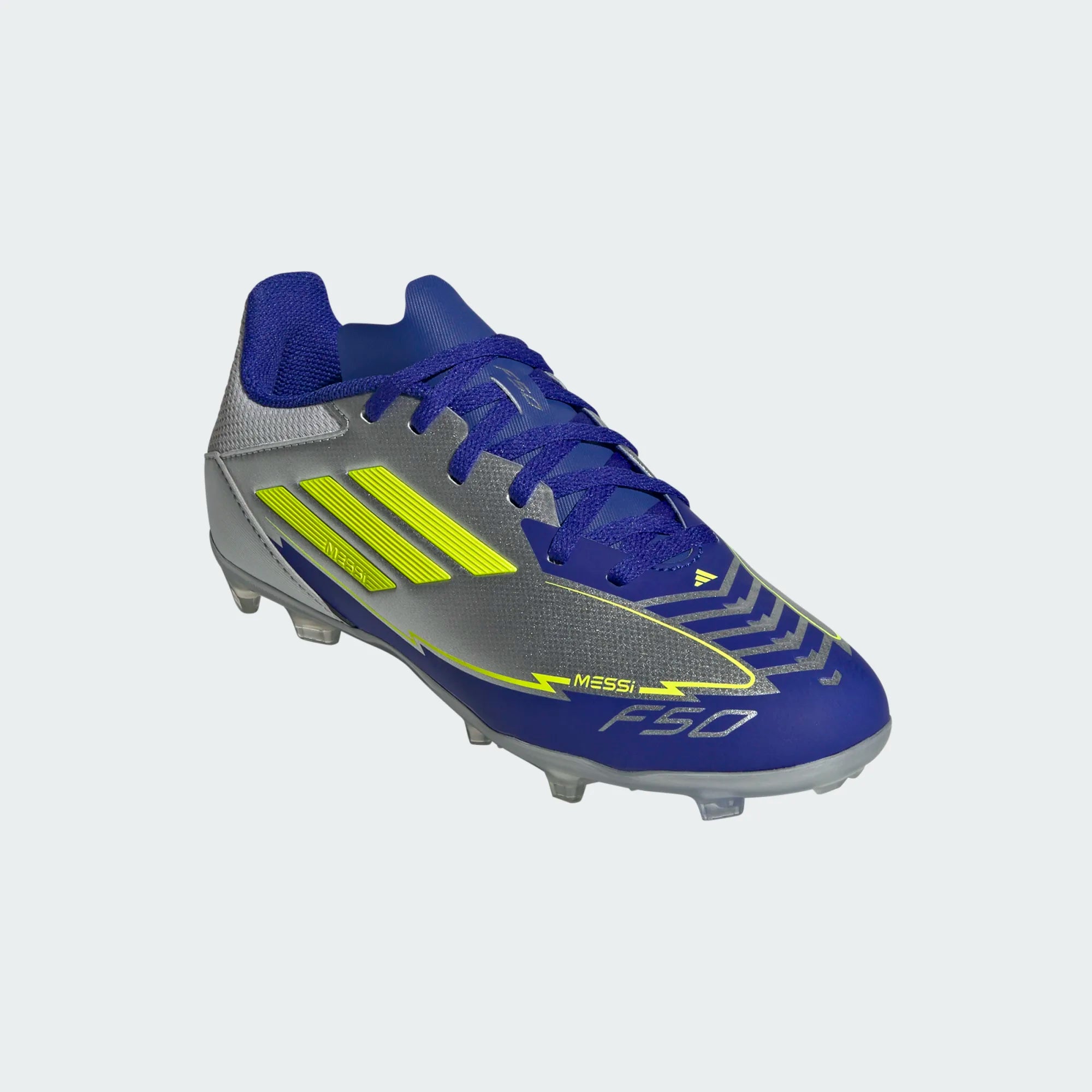 Adidas JR Messi F50 League FG/MG -Silver/Yellow/Blue