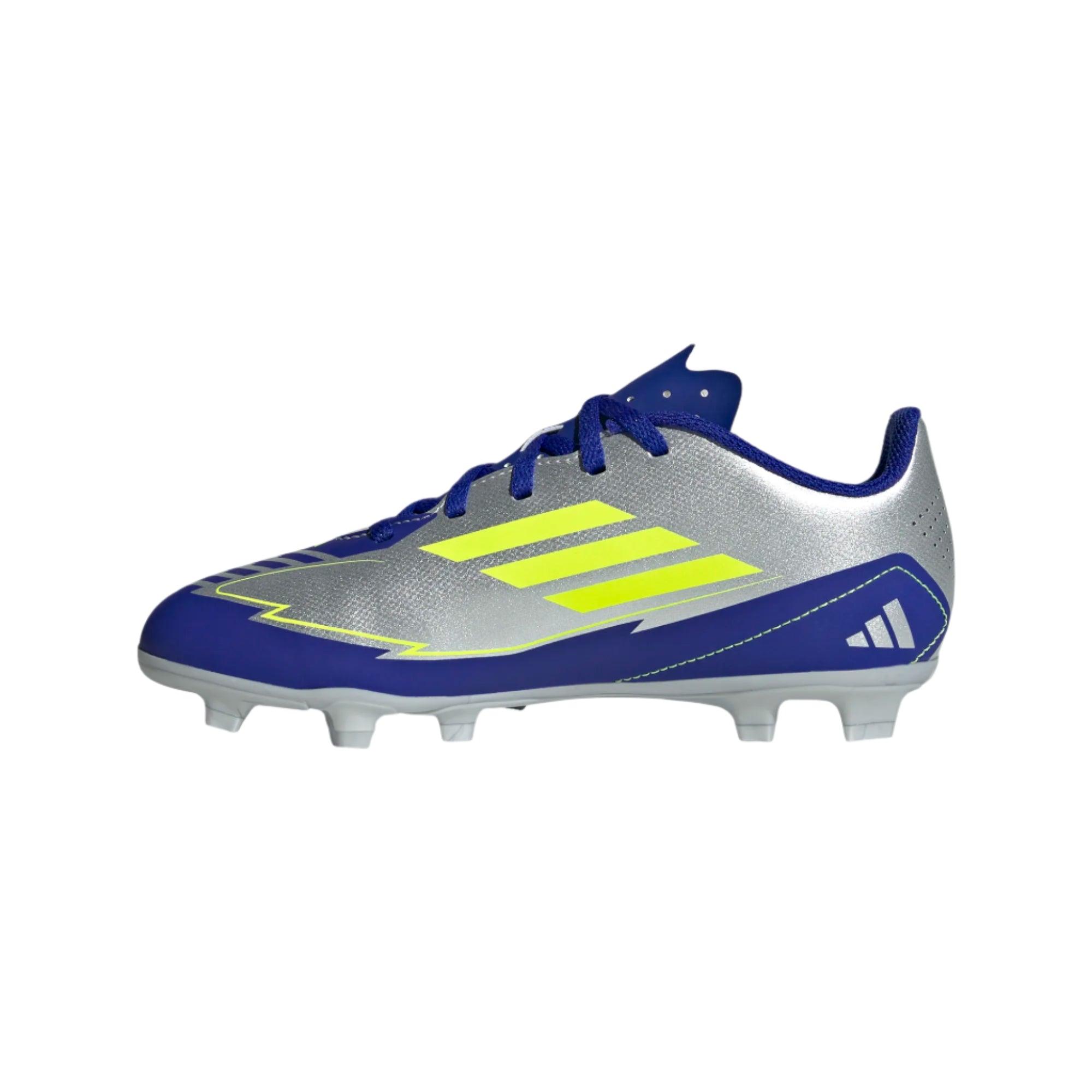 Adidas Jr Messi F50 Club FG/MG-Silver/Yellow/Blue