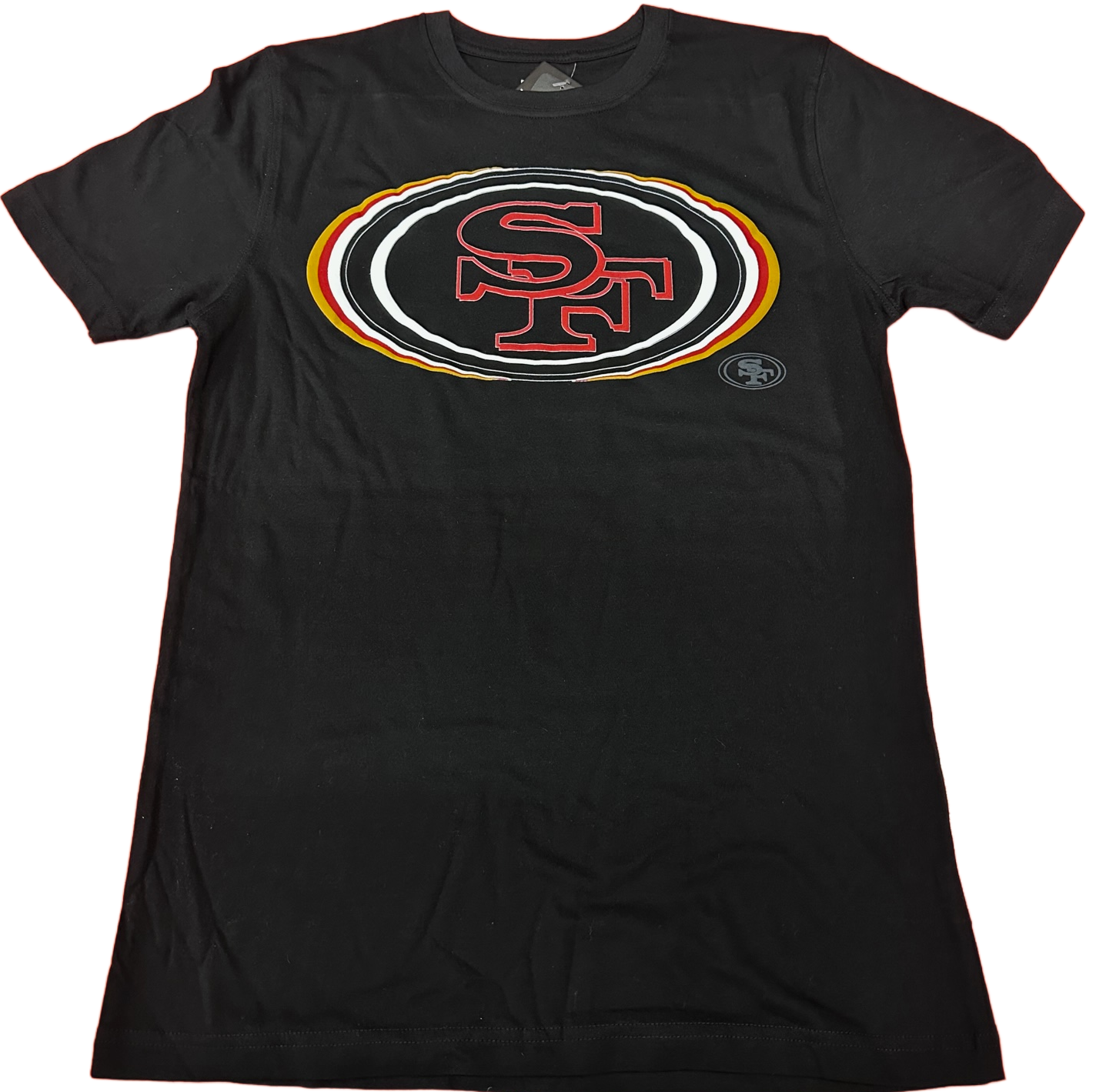 New Era Men's San Francisco 49ers Outline T-Shirt-Black