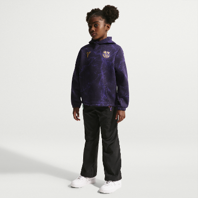 Nike FC Barcelona Away Big Kids' Kobe Soccer Pullover Hoodie IO4660-010