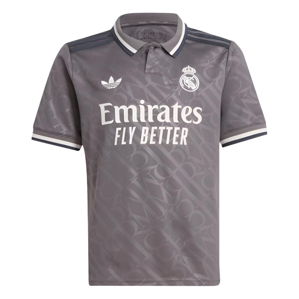 Adidas Youth Real Madrid 3rd Stadium Jersey 24/25