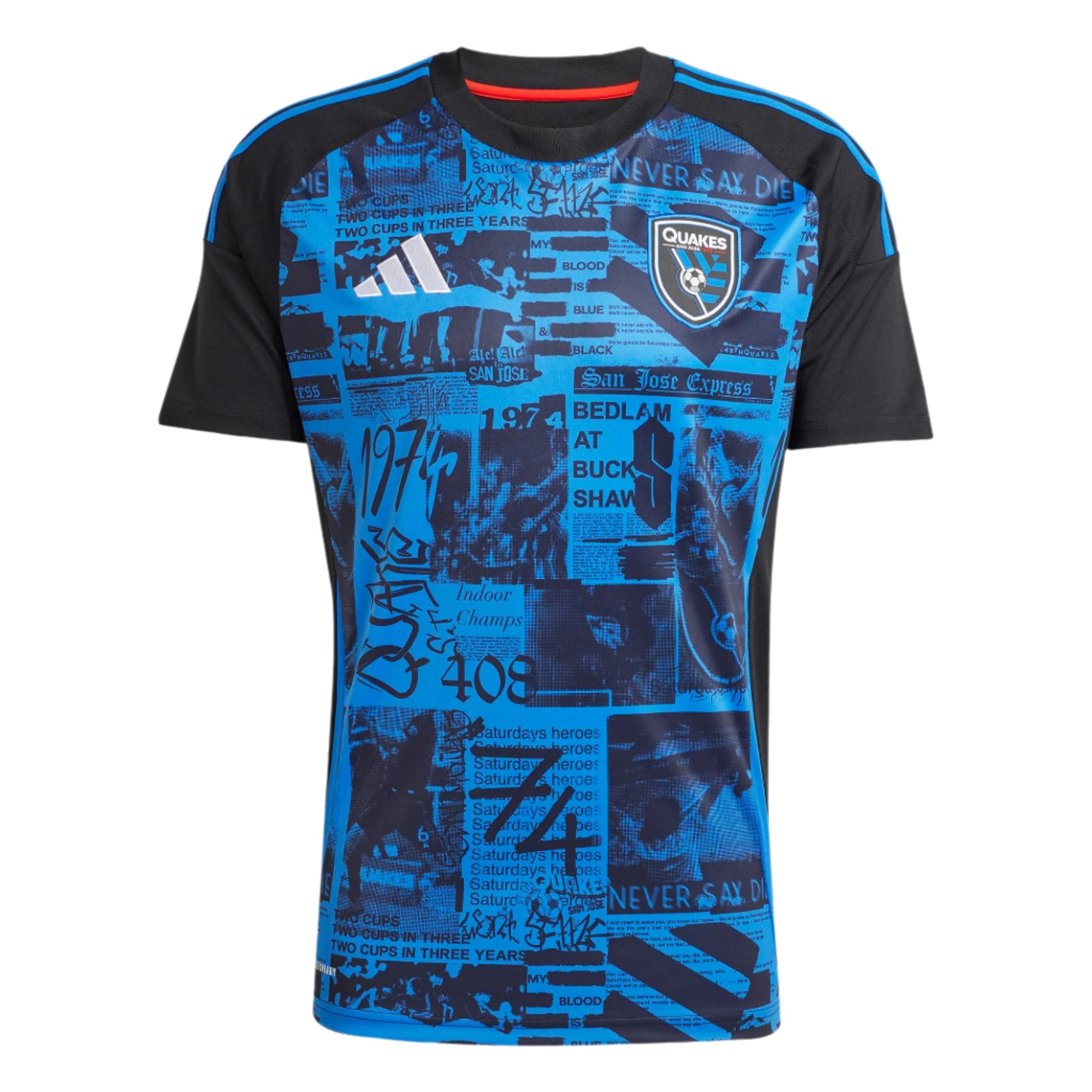 Adidas San Jose Earthquakes Home Stadium Jersey 25/26