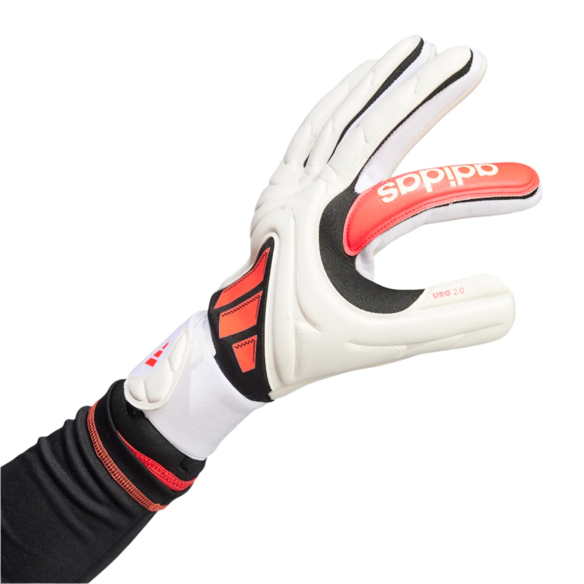 Adidas Copa Pro Goalkeeper Gloves-White/Lucid Red/Black