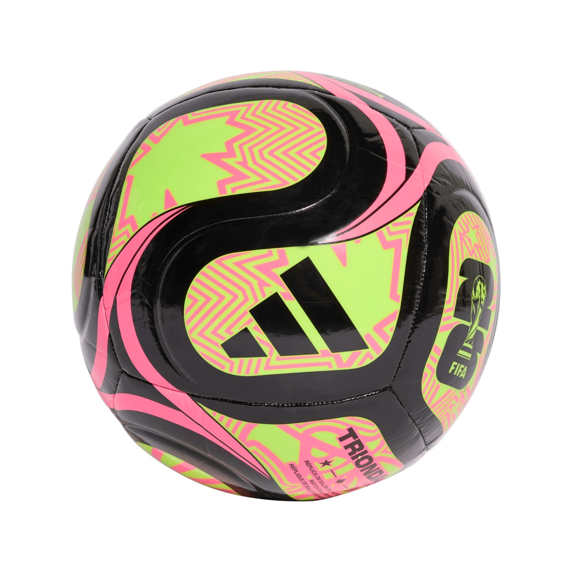Adidas FIFA World Cup 26 Trionda Club Ball-BLACK/LUCLEM/LUCPNK