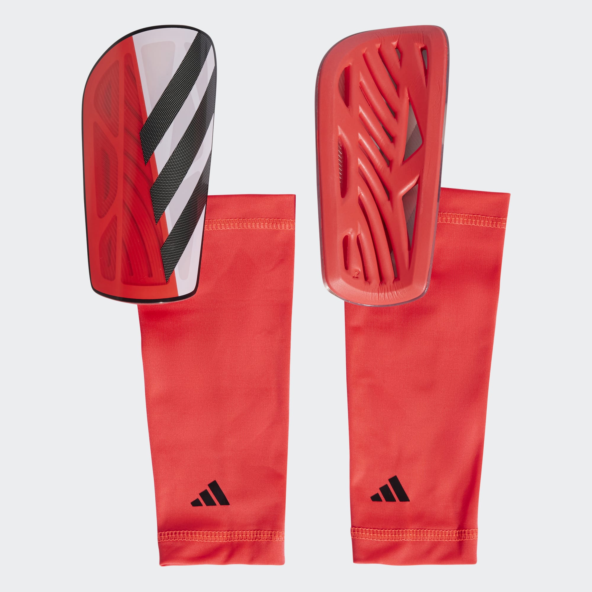 Adidas Tiro League Shin Guards- Lucid Red/Black