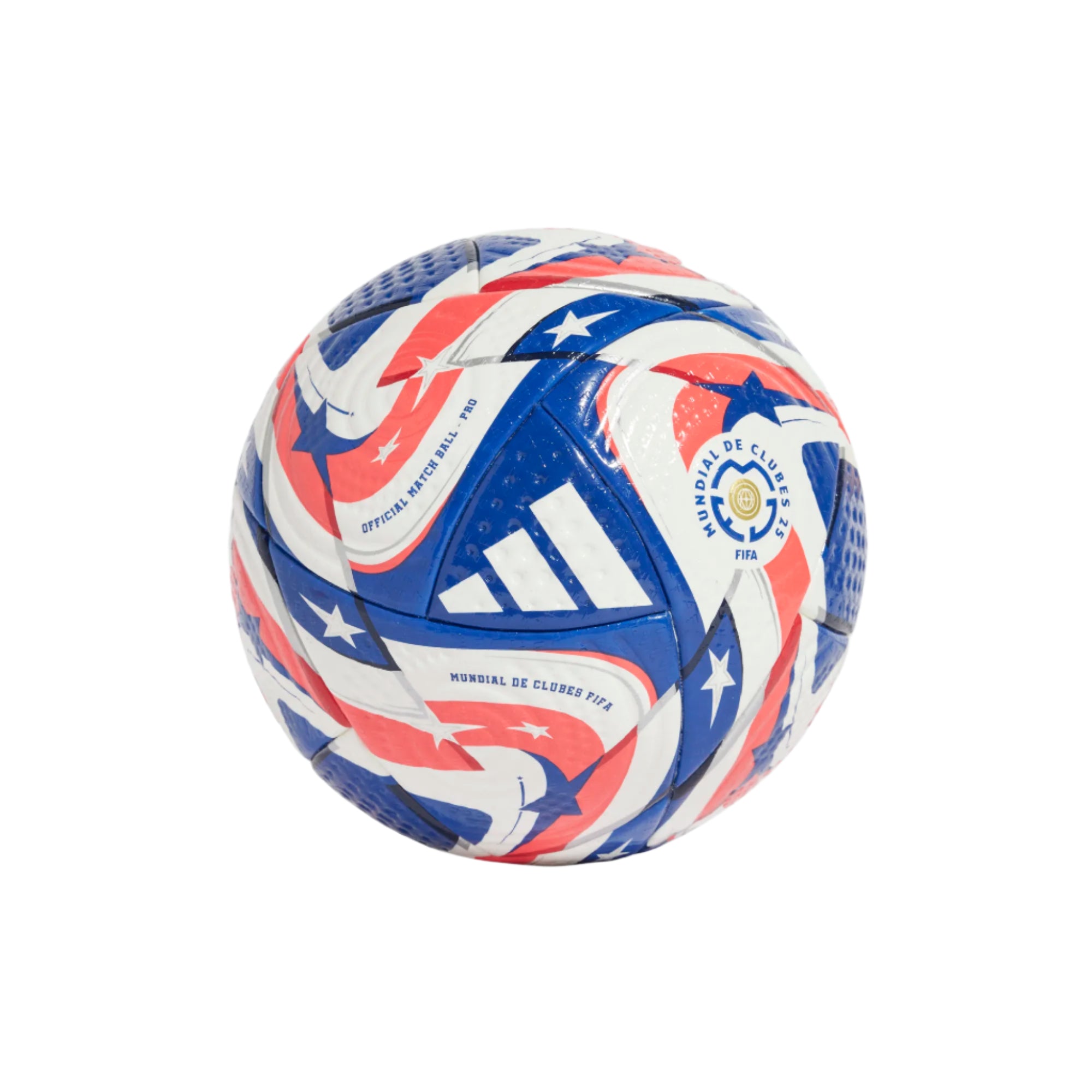 Adidas FCWC "Mundial de Clubes" Soccer Match Soccer Ball- White/Lucid Red