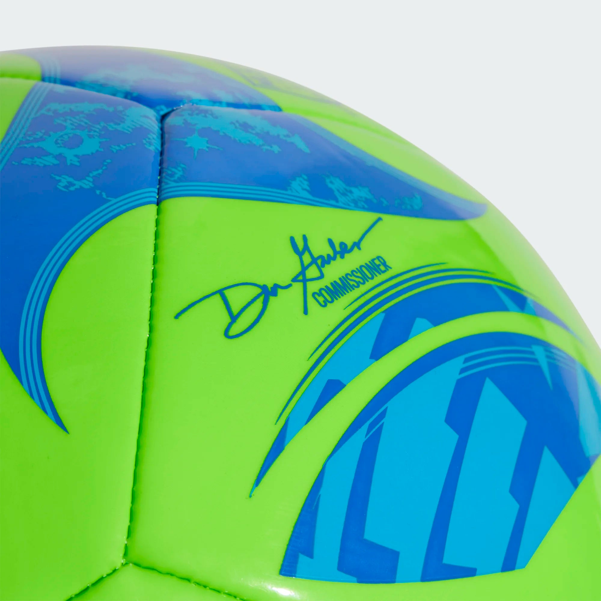 Adidas MLS Club Soccer Ball-Green/Blue