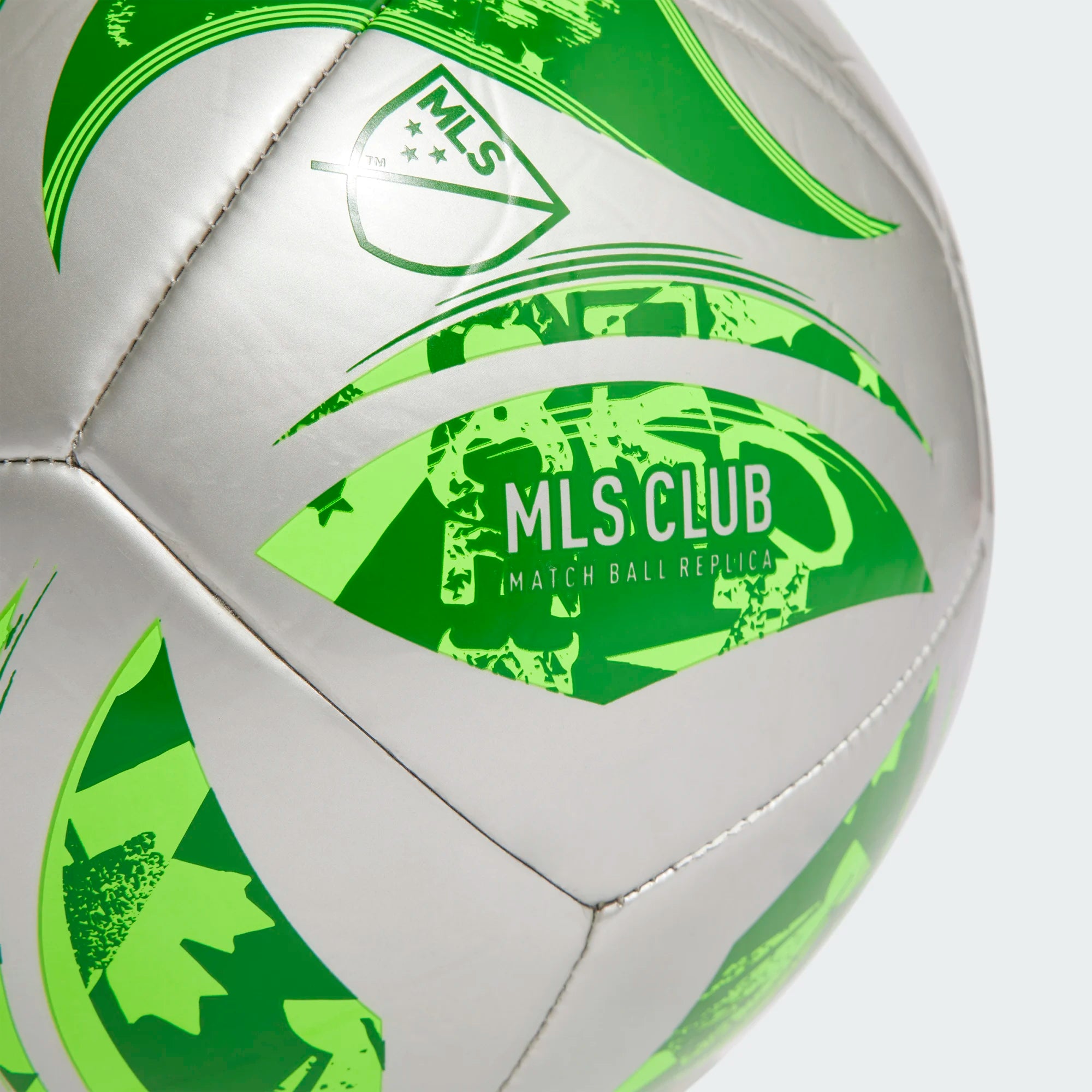 Adidas MLS Club Soccer Ball-Silver/Green