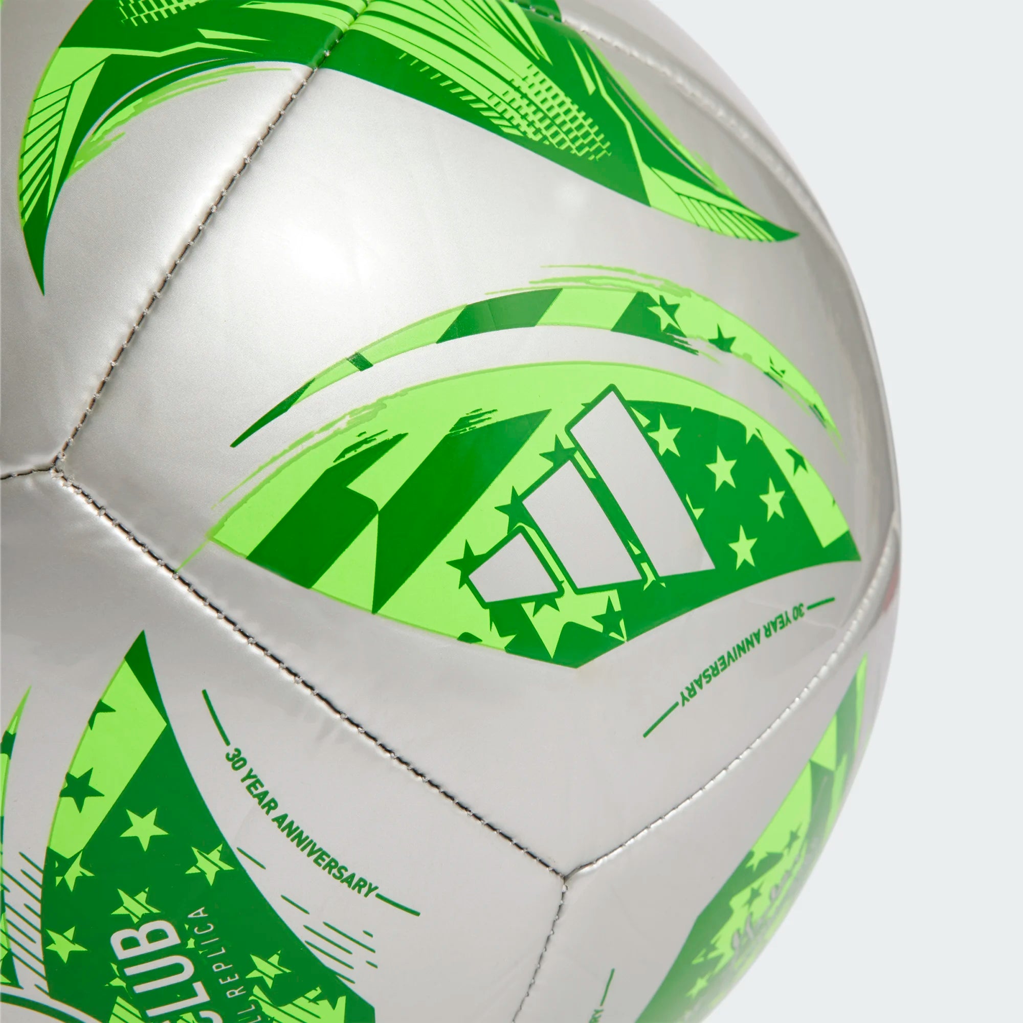 Adidas MLS Club Soccer Ball-Silver/Green