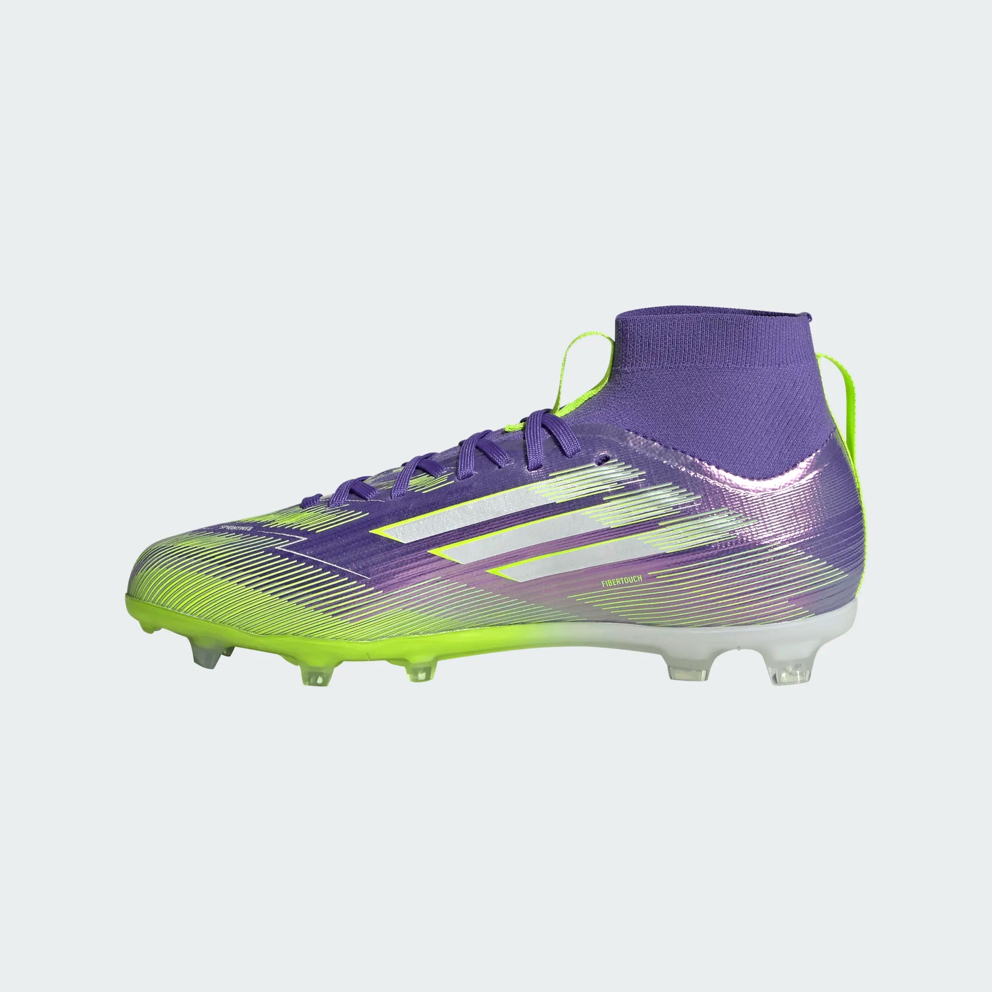 Adidas JR F50 Mid Elite FG/MG-PURRUS/FTWWHT/LUCLEM
