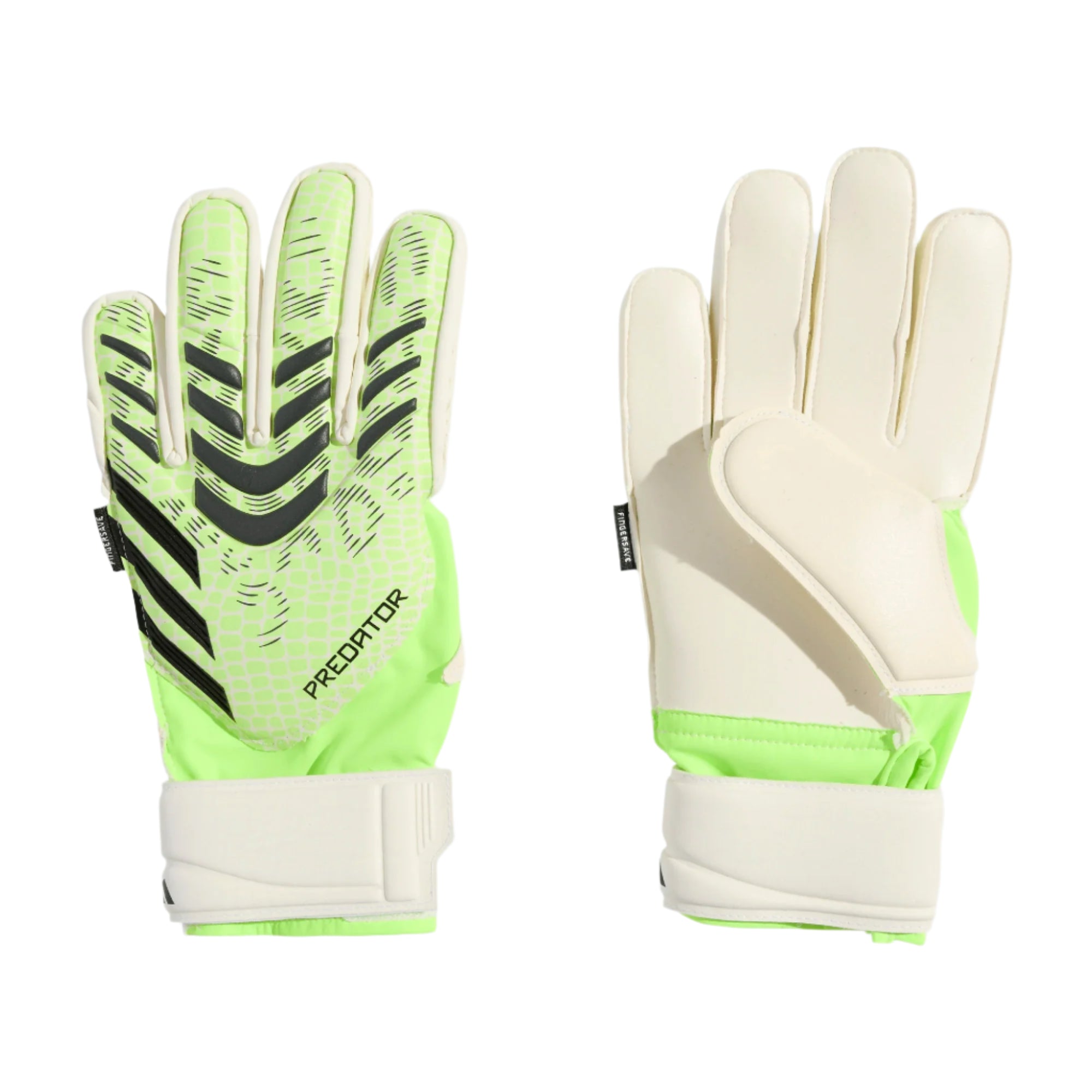 Adidas Jr Predator GK Gloves- LUCLEM/WHITE/BLA