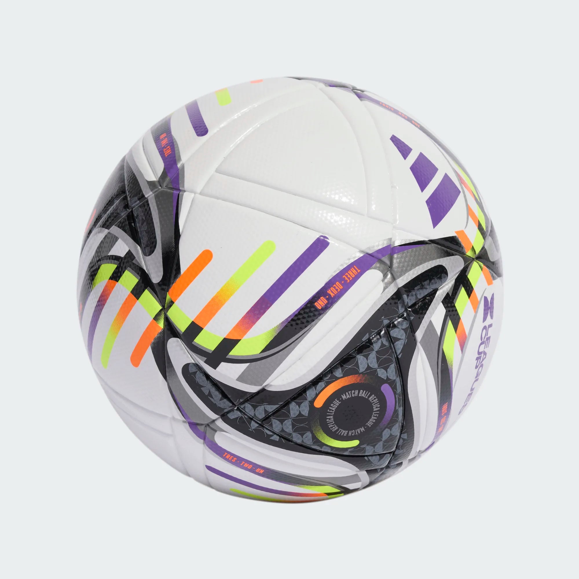 Adidas Leagues Cup 25 League Ball-WHITE/BLACK/SORANG/SYELLO