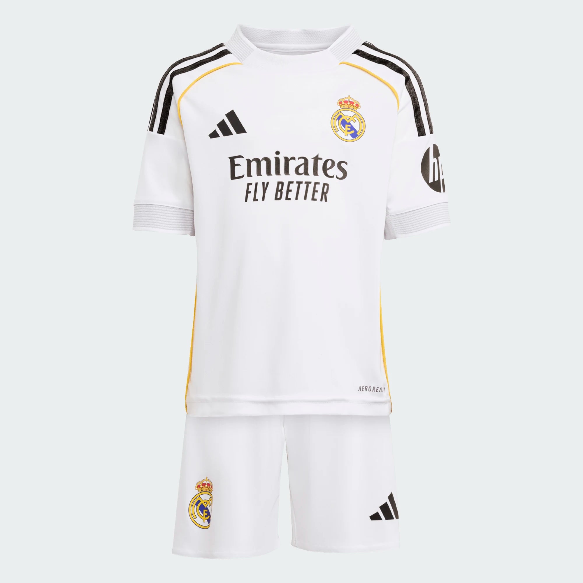 Adidas Youth Real Madrid Home Mini Kit 25/26