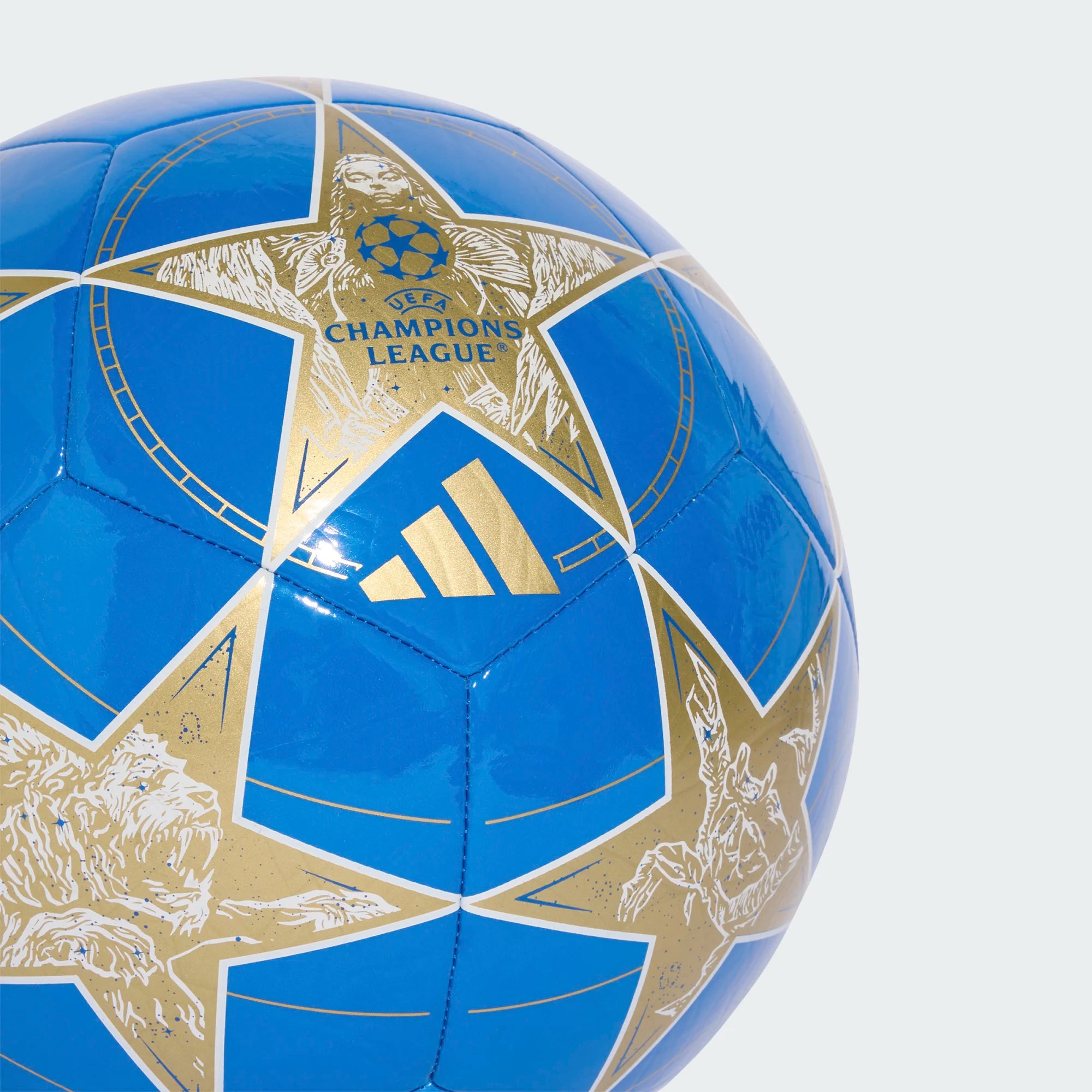 Adidas Champions League Club Soccer Ball 25/26-WHITE/PANTON/MAGOLD