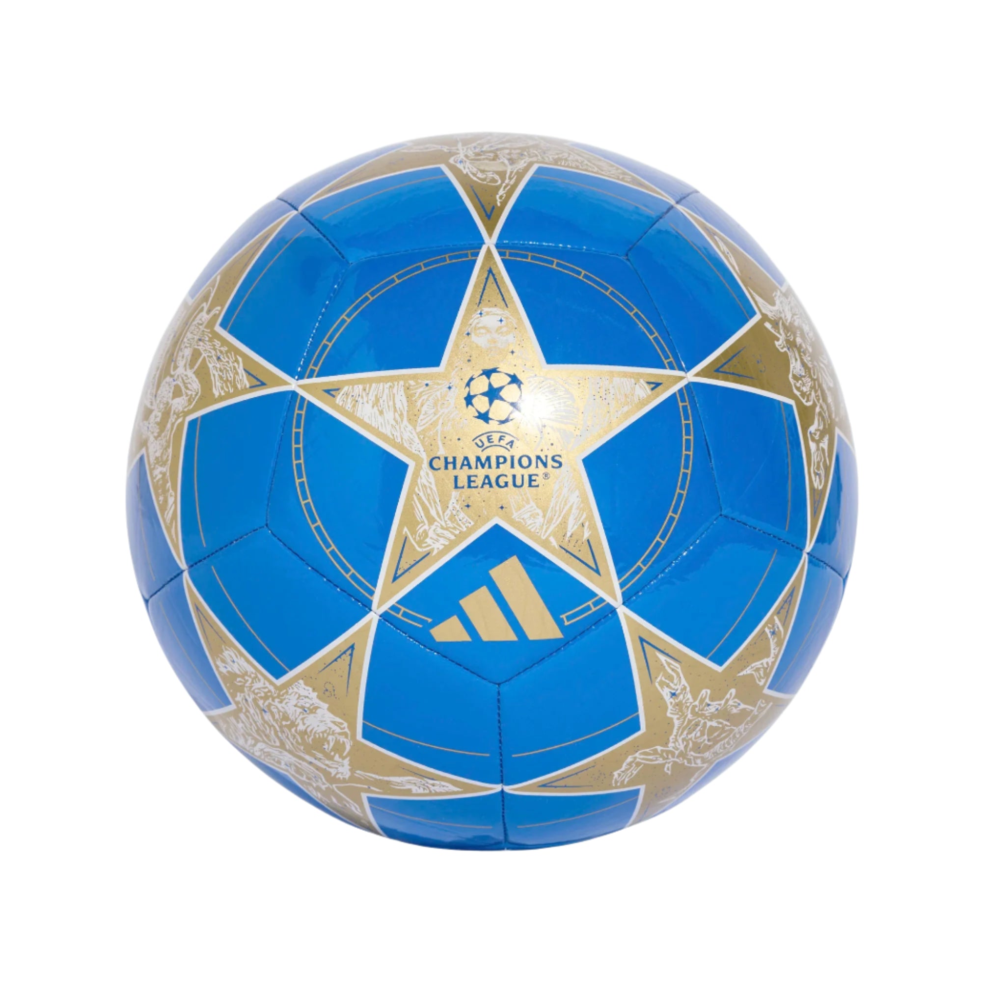 Adidas Champions League Club Soccer Ball 25/26-WHITE/PANTON/MAGOLD