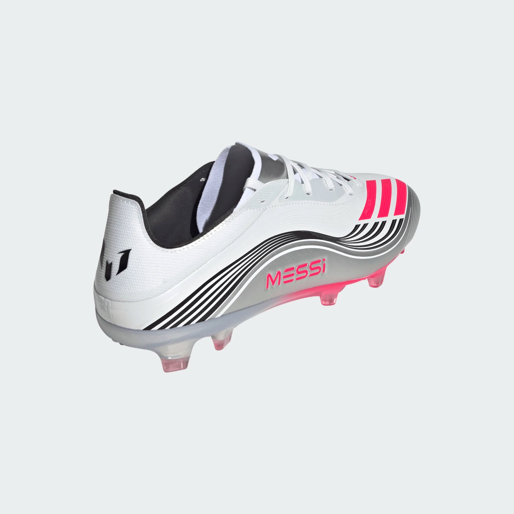 Adidas F50 Messi Pro FG/MG-Cloud White / Core Black / Gold Metallic