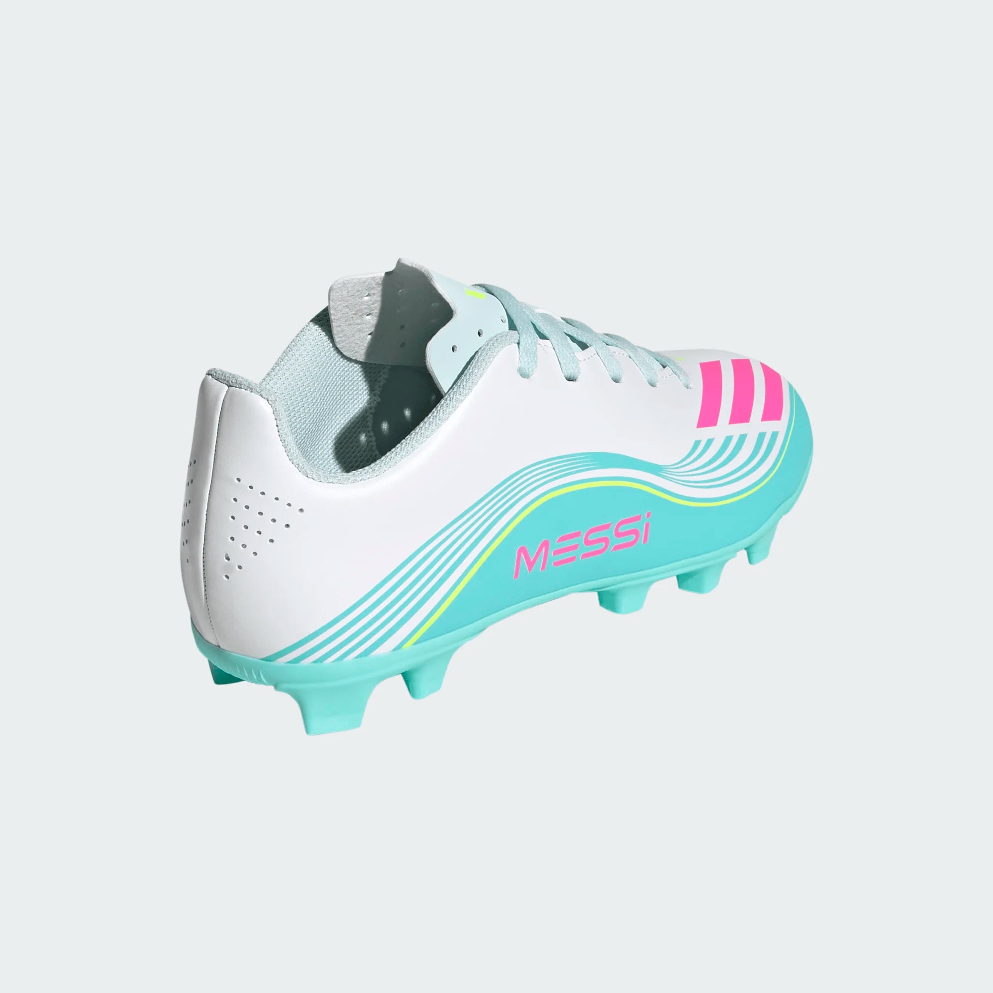 Adidas JR Messi F50 Club FXG FG/MG-FTWWHT/LUCPNK/FLAAQU
