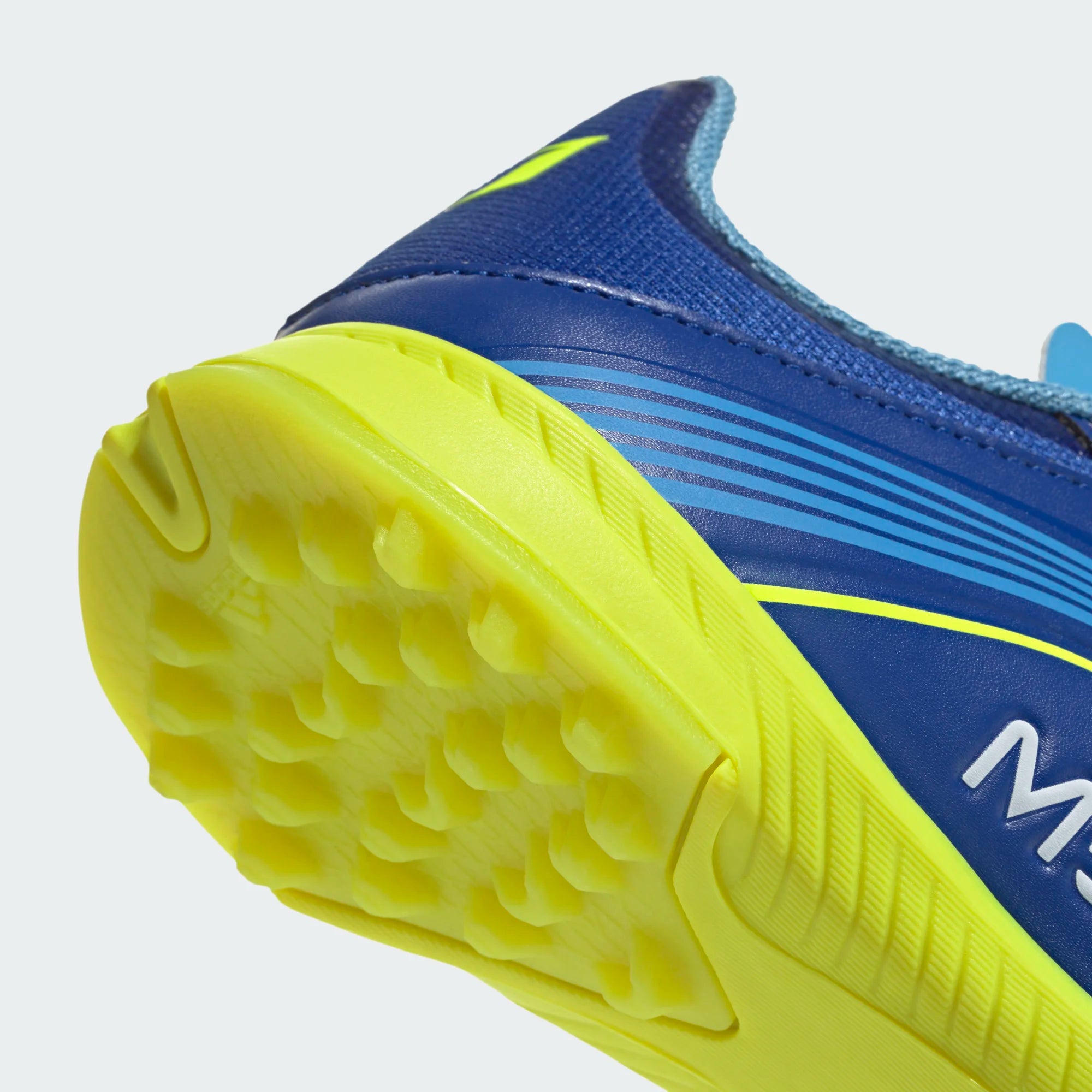 Adidas Jr Messi F50 League Turf Soccer Shoes-ROYBLU/SYELLO/SEBLBU