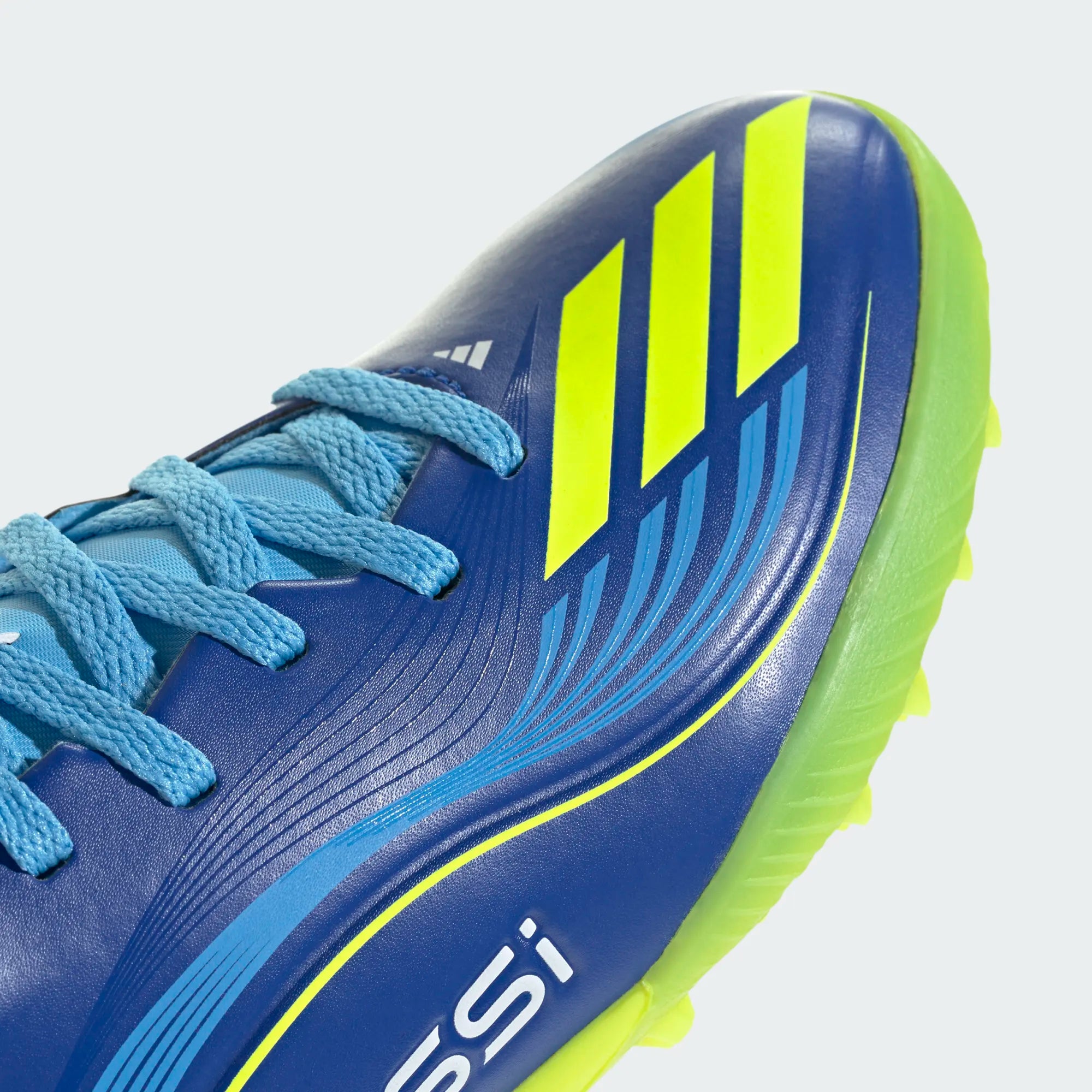 Adidas Jr Messi F50 League Turf Soccer Shoes-ROYBLU/SYELLO/SEBLBU