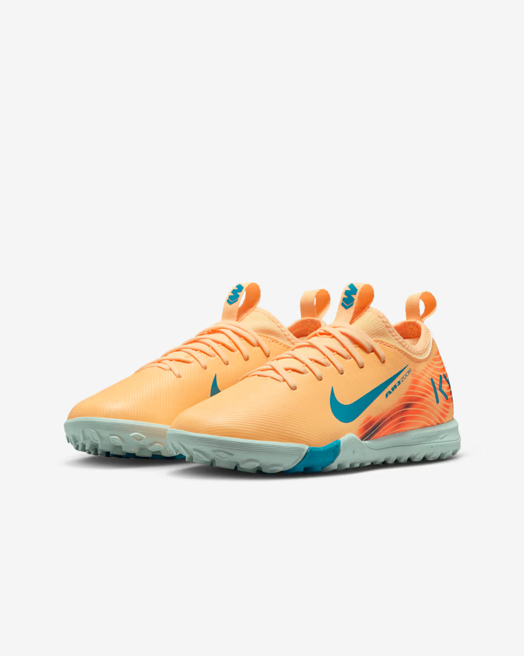 Nike Jr. Mercurial Vapor 16 Academy "Kylian Mbappé" TF -Melon Tint/neo Turq-igloo