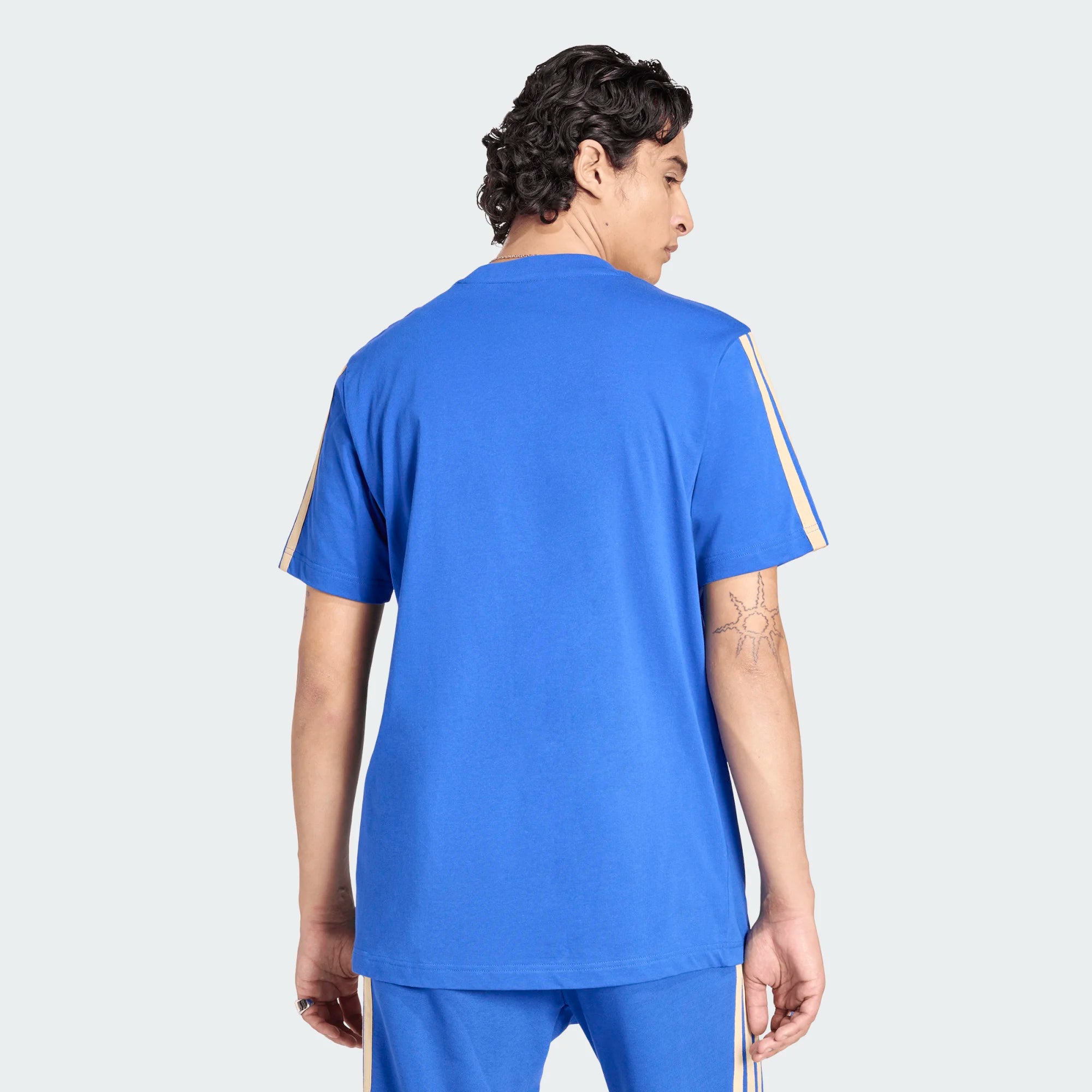 Adidas Italy DNA T-Shirt-Blue