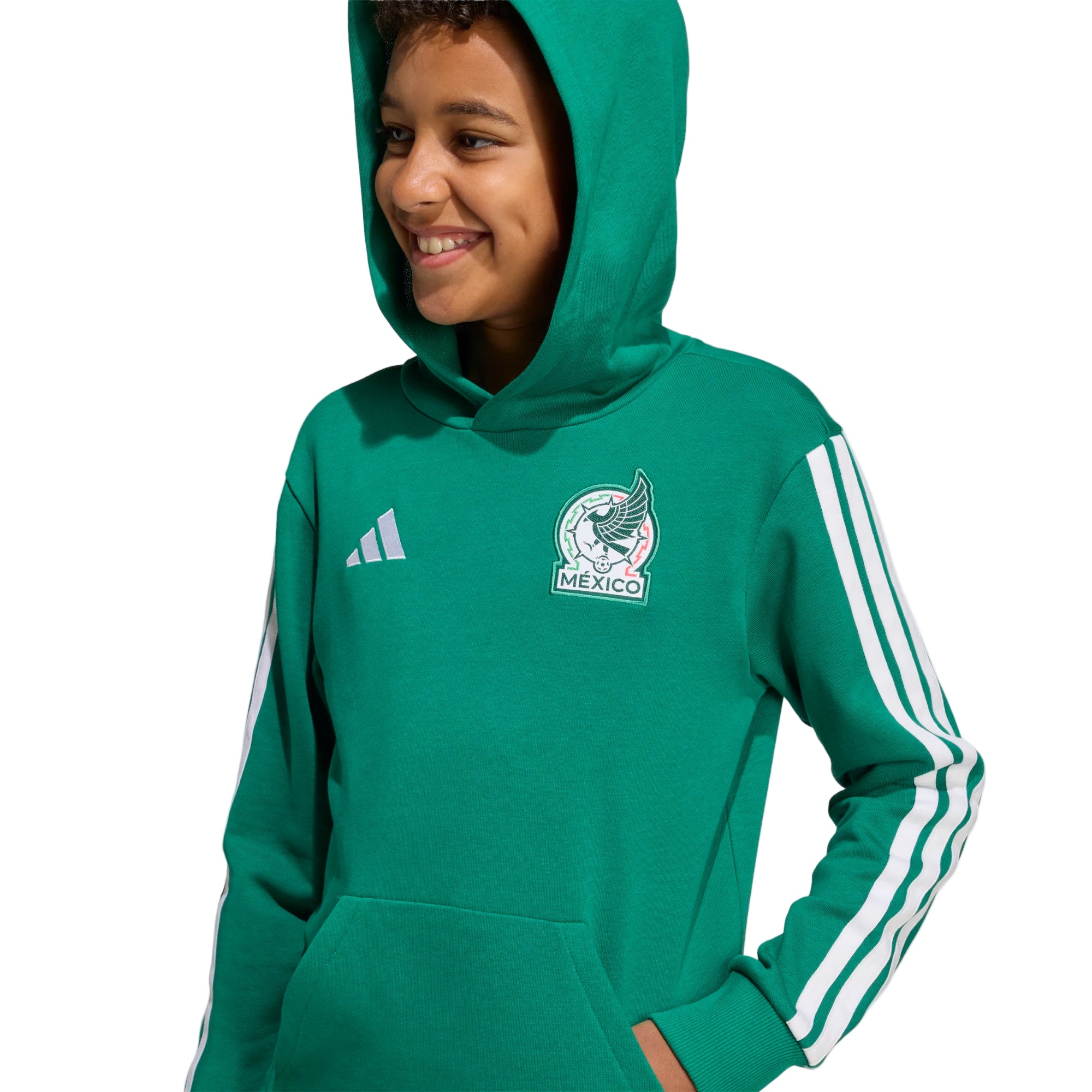 Adidas Youth Mexico  DNA Hoodie-Green