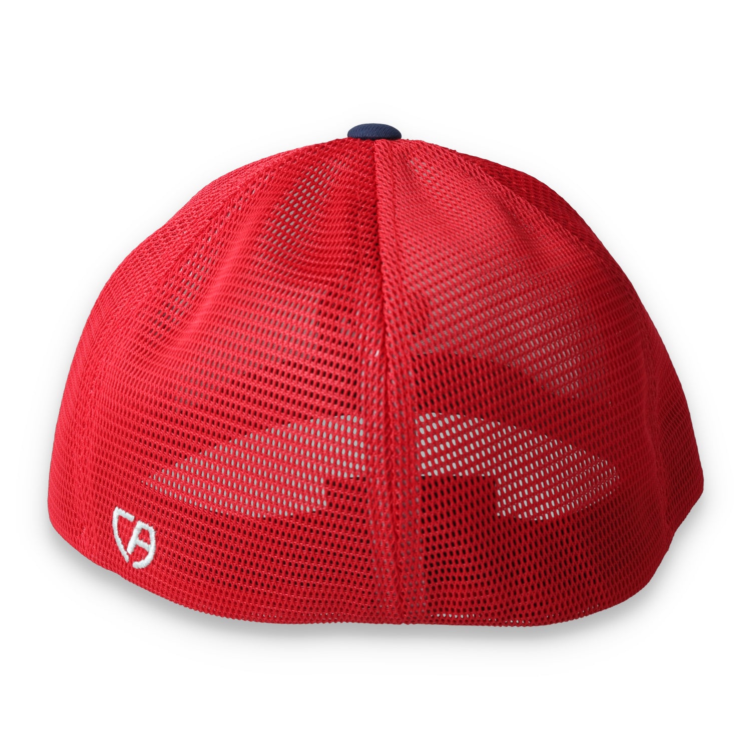 Justin-Siena HS Flexfit Performance Trucker Mesh Back Cap-White/Navy/Red