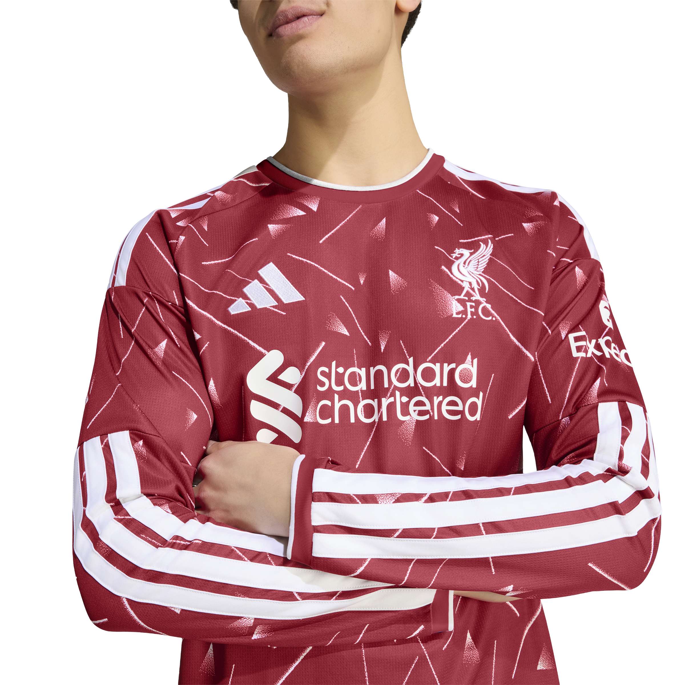 Adidas Men's Liverpool FC Long Sleeve Stadium Home Soccer Jersey 26/27